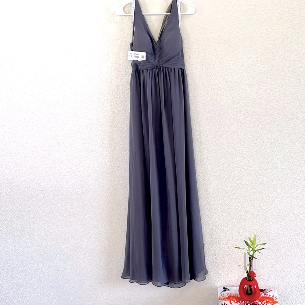 Azazie Remy! NWT! (A8; Steel Grey)